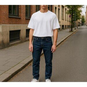 Fried-Denim Mens Slim Fit Jeans Size 32 Black